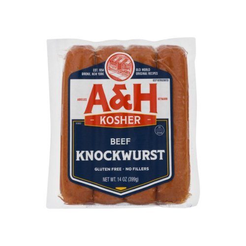 Salchicha Clasica Knockwurst A&h 399 Gr — Carnes Frías y Salchichas Premium