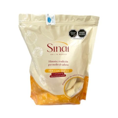 Pan con Queso y Jitomate Deshidratado Sinai 4 Pzas