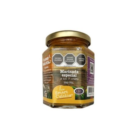 Aderezo Marinada 3 Chiles Tipo Pastor Smart Cuisine 250 Ml