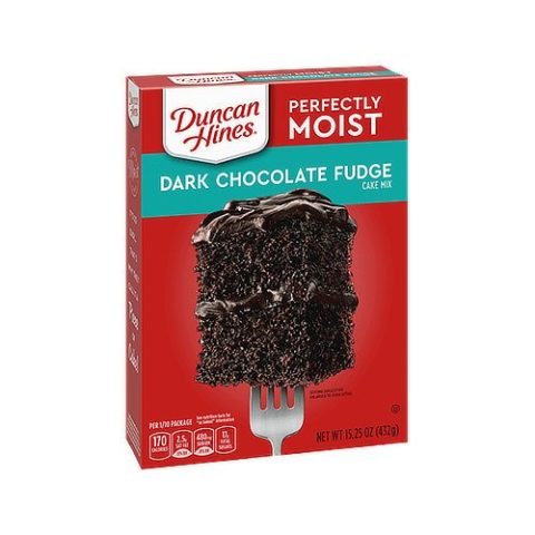 Harina para Pastel Chocolate Oscuro Duncan Hines 432 Gr