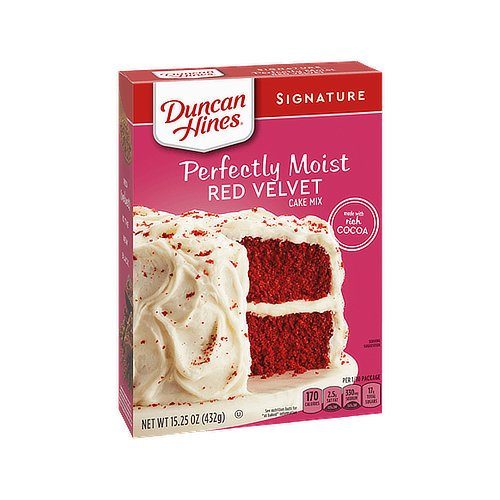 Harina para Pastel Red Velvet Duncan Hines 432 Gr — Harinas e Ingredientes para Postres
