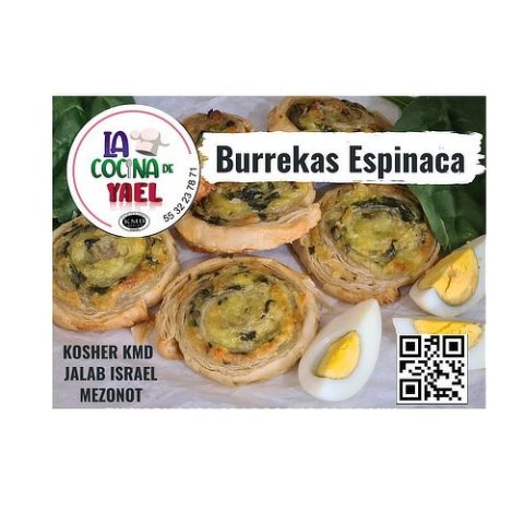 Burrekas de Espinacas con Queso la Cocina de Yael 14 Pzas