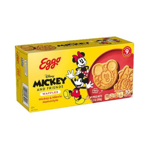 Waffles de Mickey Mouse Eggo 350 Gr