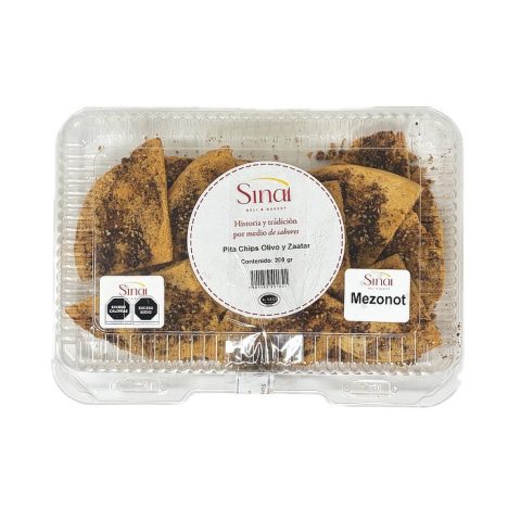 Pita Chips Olivo y Zaatar Sinai 200 Gr