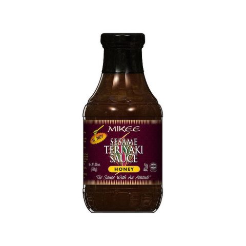 Salsa Teriyaki Miel con Ajonjolí Mikee 566 Gr