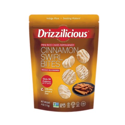 Mini Galletas de Arroz Canela Drizzilicious 113 Gr