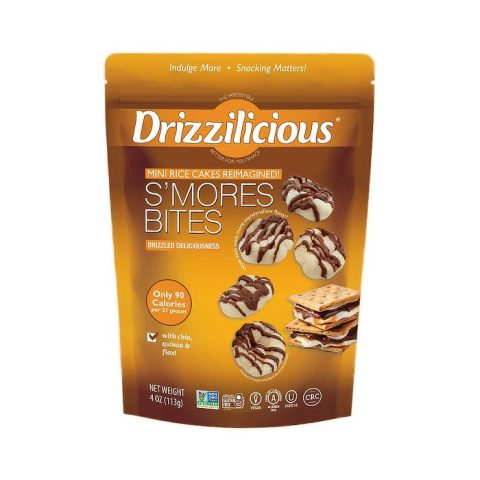 Mini Galletas de Arroz S'mores Drizzilicious 113 Gr