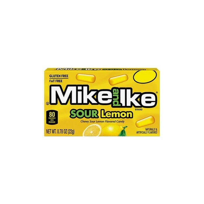 Mike And Ike Sour Lemon 22 Gr — Dulces y Golosinas