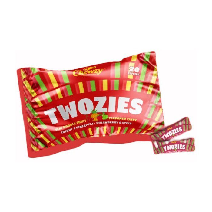 Twozies 20 Piezas Sabores Naranja/limón y Uva/ponche Chewzy 200 Gr — Dulces y Golosinas