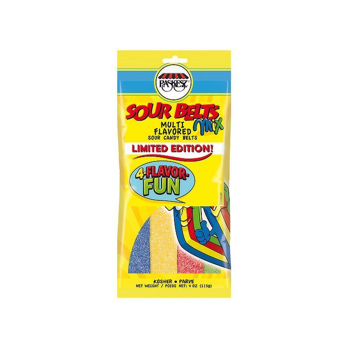Sour Belts Mix Paskesz 115 Gr — Gomitas