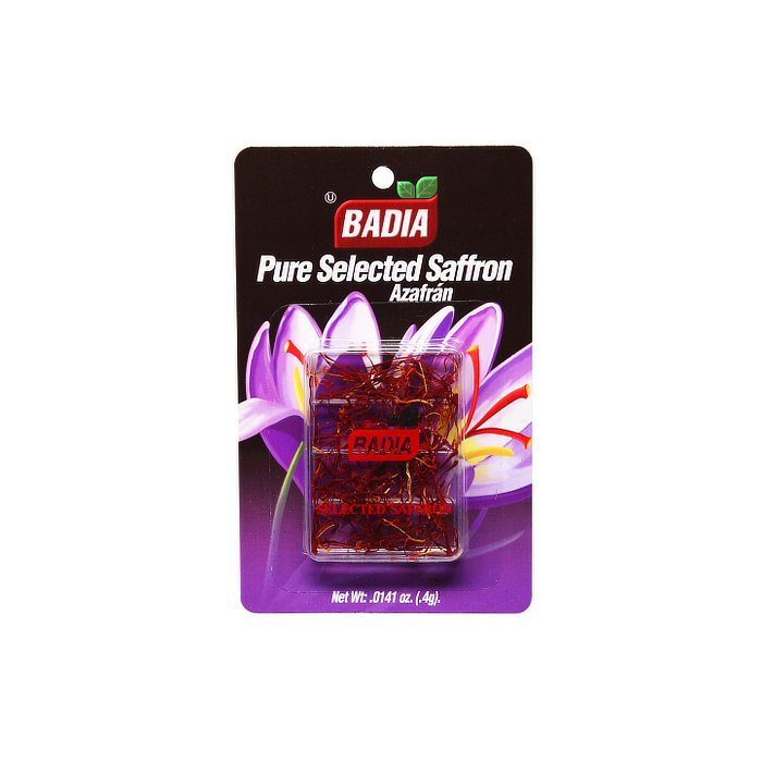 Azafran Puro Badia 0.4 Gr — Especias, Sal y Condimentos