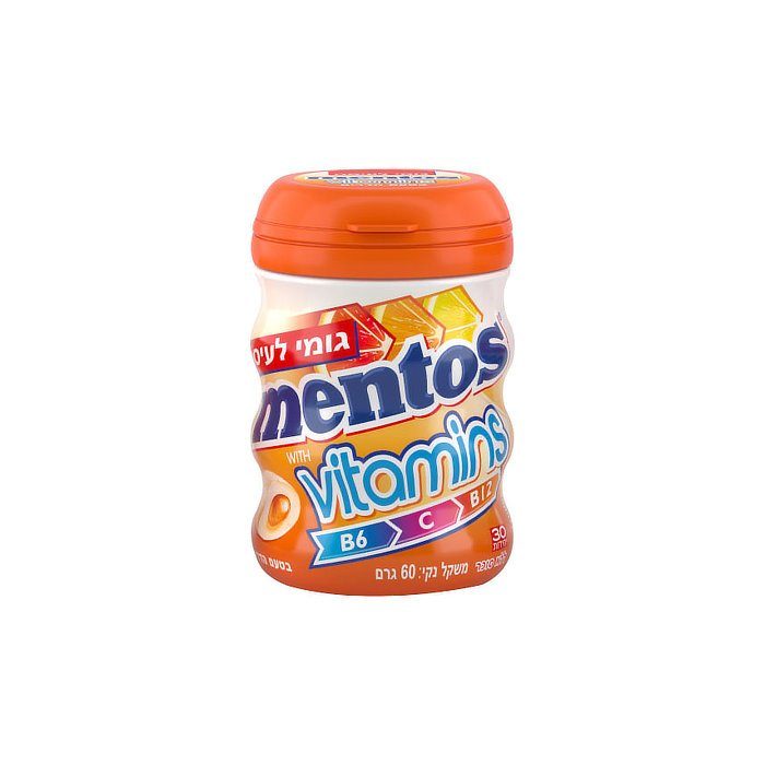 Mentos Vitaminas Naranja 60 Gr — Dulces y Golosinas