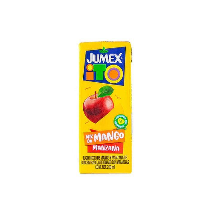 Jugo Jumexito Sabor Mango Manzana Jumex 200 Ml — Aguas, Jugos y Refrescos