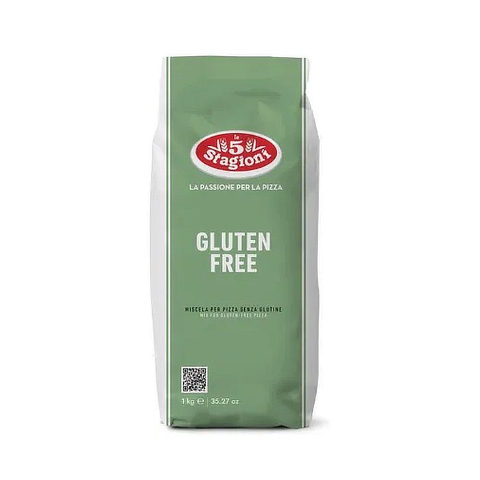 Harina para Pizza Sin Gluten Le 5 Stagioni 1 Kg — Harinas e Ingredientes para Postres