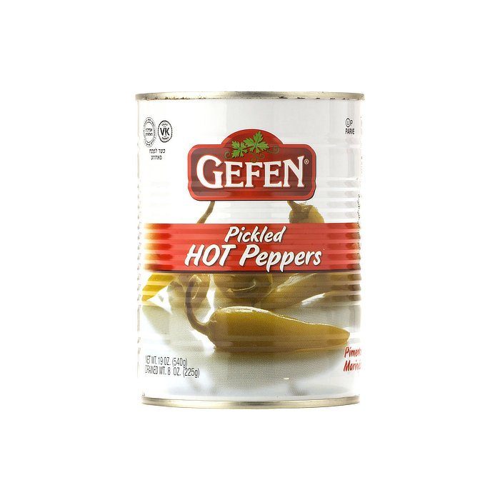 Pimientos Picantes en Escabeche Gefen 540 Gr — Chiles y Salsas