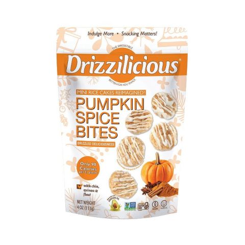 Mini Galletas de Arroz Pumpkin Spice Drizzilicious 113 Gr